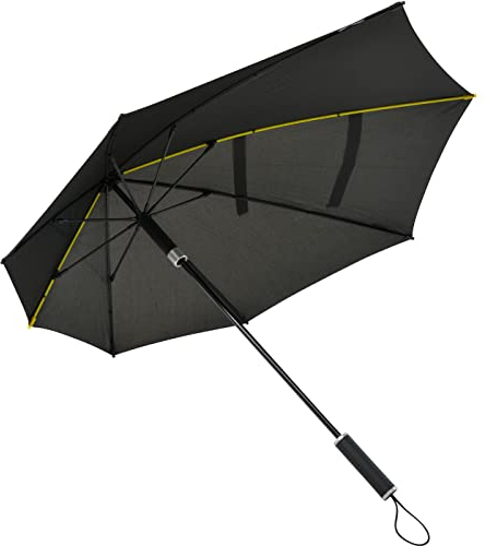 Impliva Unisex Temppete Umbrella Black 92cm