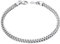 ChainsHouse Edelstahl Herren Armskette Franco Armband 3mm breit 19cm lang Armbänder für Kinder und Jugendlichen