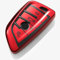 Ritimsso Für BMW Schlüsselanhänger Hülle, Schlüsselhülle für BMW X1 X3 X5 X6 und BMW Serie 1 2 5 7 Smart Remote Premium Soft TPU BMW Schlüsselhülle rot