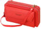 Sacs Bandoulière Femme Pochette Téléphone Portable Sac à Bandoulière pour Téléphone avec Porte Cartes et 2 Fermeture Eclair Femme Portefeuille en Cuir PU avec Longue Réglables Bandoulière (Rouge)