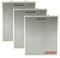 REDPOINT® KIT 3 FILTRI ALLUMINIO per CAPPE mm. 253 x 300 x 8 - Adattabile : FABER 1330018480/133.0018.480