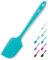 DI ORO Seamless Series Large Silicone Spatula - 600°F Heat-Resistant Rubber Kitchen Spatula - Perfect for Baking, Cooking, Scraping, and Mixing - Food Grade, BPA Free, LFGB Certified Silicone (Teal)