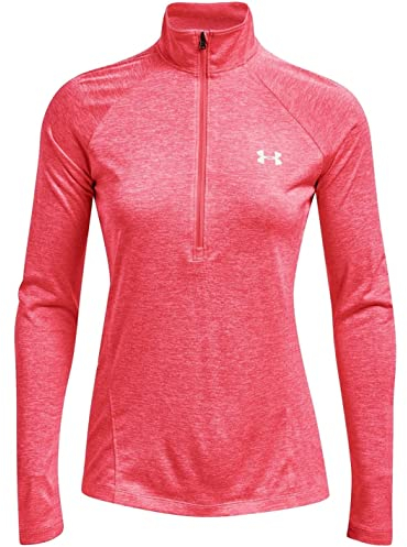Under Armour Damen Tech Twist ½ Zip Long Sleeve Pullover Warmup Tops, Cer, M EU