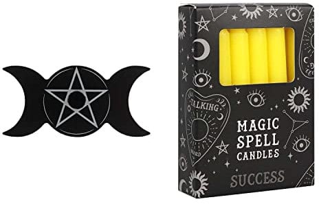 Spell Candle Halter Triple Moon - Wunschkerze, Black Magic, Witchcraft, Hexe (Success)