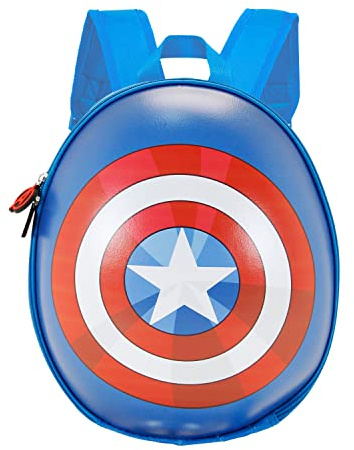 Captain America Shield Cap-Eggy Rucksack, Blau