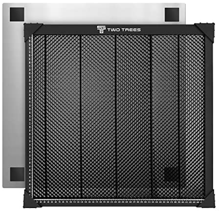 OUYZGIA Wabentisch 500x500mm Laser Waben Arbeitstisch für Lasergravierer Honeycomb Wabenplatte mit Metall Unterlage, Wabenlaserbett 19.68” x19.68”