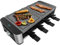 Cecotec Raclette Cheese&Grill 16000 Inox Allstone. 1400 W, 8 Persone, Piastra In Pietra Naturale Antiaderente, Superficie 40 X 22 Cm, 8 Pentole, Termostato Regolabile, Lavabile In Lavastoviglie