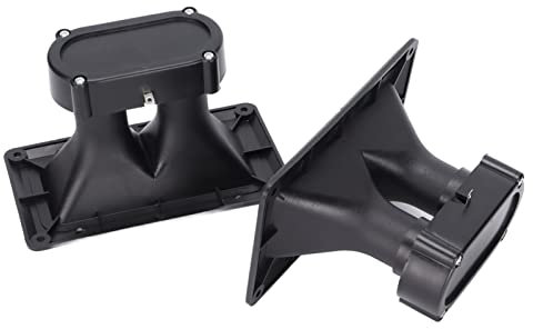 Wide Dispersion Horn, 2 Piezoelektrische Dual-Drive-Horn-Hochtöner 3-20 KHz Hochempfindlicher Piezoelektrischer Lautsprecher Piezoelektrischer Lautsprecher Summer Höhen