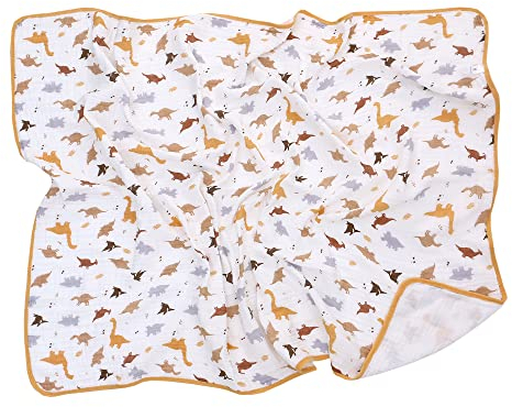 Musselin Babydecke Sommer für Babys Kinder dünne atmungsaktive Sommerdecke Puckdecke Baumwolle Mädchen Junge 110x150cm