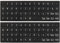 PATIKIL 2Stk Polnische Tastatur Aufkleber PC Tastatur Aufkleber Schwarzer Hintergrund mit weißer Beschriftung für Computer Laptop Notizbuch Desktop