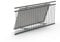 Home Trends® Balkonkraftwerk Halterung für 1 Solarmodul | Präzise 4-10cm Geländer-Adapter mit Gummipad | Einzelmontage-Set inkl. Montageanleitung