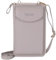 RRANCharltu Portefeuille Femme Sac à Bandoulière pour Téléphone Portable Femmes Cuir PU Porte Monnaie Téléphone Portable Pochette Porte Carte Portefeuille (Violet pâle)