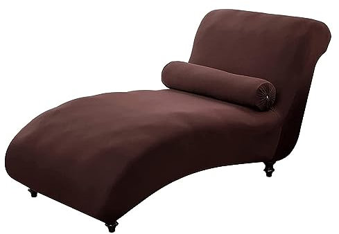 WWYL Chaiselongue Schonbezüge, Bezug für relaxliege Wohnzimmer chaiselongue bezug husse relaxliege bezug für Wohnzimmer liegesessel (Braun)