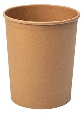 ECOPICNIC Gobelet à glace jetable 930 ml | Lot de 500 pièces Bol à soupe jetable, vaisselle jetable, gobelets en carton kraft pour aliments, pot jetable pour desserts, salades, apéritifs