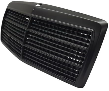 Passend für Mercedes W201 190er Grill Kühlergrill Frontgrill Schwarz Matt