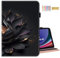 Dteck Schutzhülle für Amazon Fire HD 10 Tablet (9. / 7. / 5. Generation, Version 2019/2017/2015), PU-Leder, Standfunktion, mit Stifthalter, elastisches Band, schützende automatische Wake-/Sleep-Hülle,