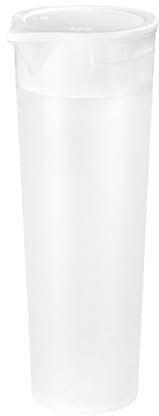 Wasserkaraffe Saft Container - 1 l Household Cold Brew Bottle | U-Shaped Large Capacity Drinks Pitcher | Shatterproof Cooler Door Water Container Simple Beverage Jug For Tea & Water