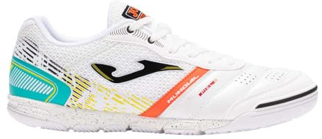 Joma Mundial 2502 IN MUNS2502IN, Men Indoor Football Trainers, White, 44,5 EU