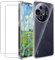 MEMELOKA Funda para TCL 50 Pro NXTPAPER 5G con Cristal Templado, Ultrafina Carcasa TPU Transparente Flexible Anti-arañazos con Esquinas Reforzadas, Anti-Choques Funda