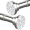 Shower Curtain Rod, Stainless Steel Extendable Shower Curtain Pole Tension Rods for Curtain No Drilling Shower Curtain Rail Net Curtain Poles for Bathroom Window Kitchen Wardrobe 125-240cm