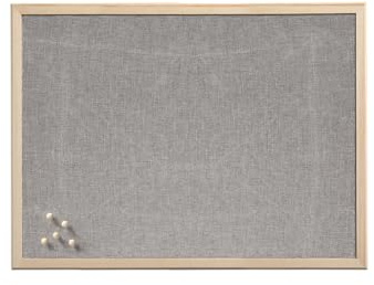Zeller 11271 Pinboard, Leinen/Kiefer, ca. 40x60 cm