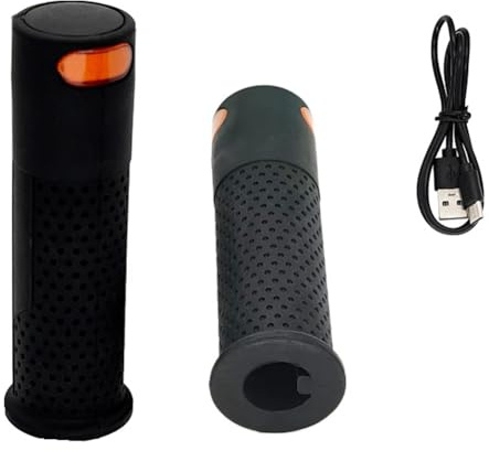 Ounfhtrttk Elektrischer Scooter Lenkergriff Blinker Licht Funk Lenker Blinker Licht für Elektroroller Zubehör Rillen