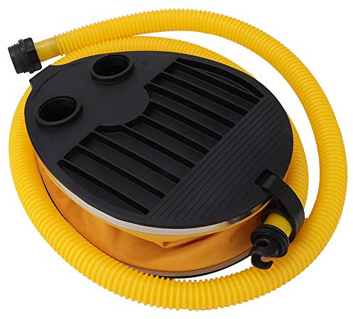 CAGUYLONA Durable PP Inflatable Boat Foot Pump, Air Pump for Kayak and Canoe, Lightweight Portable Foot Operated Inflator with Compact Design for Outdoor Water Sports Enthusiasts