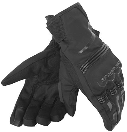 Dainese-TEMPEST UNISEX D-DRY SHORT Handschuhe, Schwarz/Schwarz, Größe M