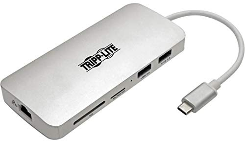 Eaton Tripp Lite USB-C Dock - 4K HDMI, USB 3.x (5Gbps), USB-A/C Hub, GbE, Speicherkarte, 60W PD Charging (U442-DOCK11-S)
