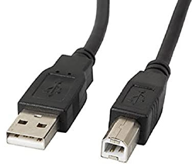 LANBERG Cable Impresora USB Macho/USB Macho FERRITA 5M Negro