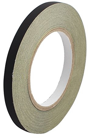 sourcing map 8mm Breite isolierende Acetat Tuch Klebeband für Laptop Transformator Schwarz DE de