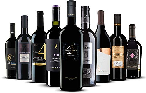 Primitivo-Genießer-Paket - 9 exklusive Rotweine aus Italien! (9 x 0,75 l)