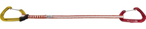 Climbing Technology Fly-Weight Evo Long Set 35 cm Rinvio, Rosso/Giallo, 35 cm