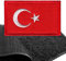 Türk Patch Flagge Klett - Türkei Klettabzeichen, Flaggen Emblem Aufnäher mit Klettverschluss, Türkiye Cumhuriyeti Aufkleber Klettbänder für Rucksäcke Custom Geschenke (8x5 cm)