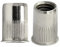 OPIOL QUALITY® Einnietmuttern kl. Senkkopf Rundschaft offen gerändelt M8x15 mm aus Edelstahl A2 V2A (50 Stück) Nietmuttern Muttern Senkkopfmuttern Blindnietmuttern