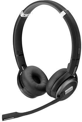 EPOS Impact SDW 60 HS - Hochwertiges DECT Wireless Headset, Geräuschunterdrückung, UC-Optimiert, Multi-Geräte-Konnektivität, Flexible Trageoptionen, Lange Sprechzeit, Ideal für Büroumgebungen