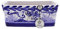 CERÁMICA RAMBLEÑA | Jardinera | Jardinera balcón | Jardinera Exterior | Jardinera Rectangular | Jardinera Decorado montería Azul - Modelo J02 | 100% Decorada a Mano | 30x13x13 cm