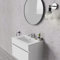 Aquariss Bathroom 1m x 2.4m Shower Wall Panels Bathroom PVC Cladding Wet Wall Gloss White Marble
