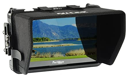 Nitze Cage Käfigs für PortKeys LH5P / LH5P II 5,5 Monitor mit Sonnenblende - JT-I01B