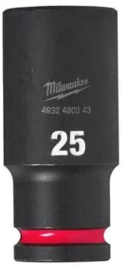 MILWAUKEE Kraft-Stecknuss 4932480343 35.8mm Chrom-Molybdänstahl