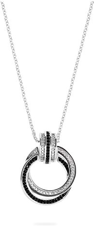 JETTE Damen-Kette 925er Silber 50 Zirkonia