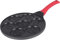 BOFLAX Pancake Maker - 7-Mold Non-Stick Pancake Pan Griddle with Silicone Handle, Black