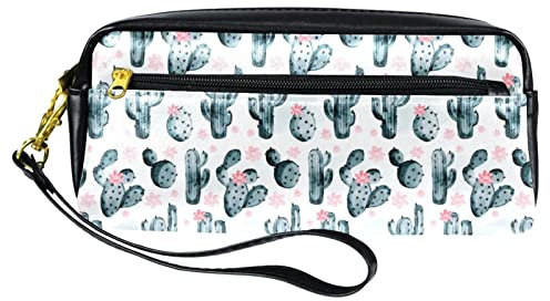 Stiftetasche Griff Kaktus Federmäppchen Große Kapazität Briefpapier Tasche Tragbar Pencil Case Für Unisex Damen Schule