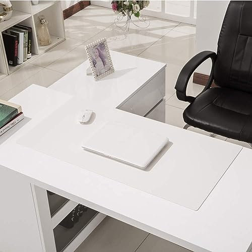 Ultradünnes Schreibtisch-Mauspad, bequeme glatte Oberfläche, PU-Leder, Büroarbeit, Schreibtischdecke, kratzfest, wasserdicht, Computer-Laptop-Pad