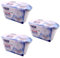 SET 3 vaschette 400 ml assorbi umidità anti odore deumidificatore sali per bagno cucina camper caravan roulotte ripostiglio dispensa armadio - INODORE