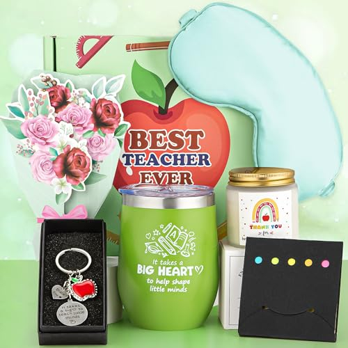 MEIGBFR Cadeau Maitresse D'école, Cadeau Professeur, Idee Cadeau Maitresse D'école Fin D'année Personnalisé, Cadeaux Maitresse d'École avec Tasse à Café de 12 oz