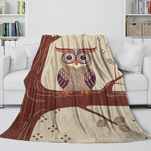 Kuscheldecke Flauschig Ochse, Warme Flanell Fleecedecke Wohndecke Sofadecke, Weiche Plüsch Decke Blanket Für Kinder Erwachsene, Wendedecke Wolldecke Tagesdecke 220x240 XXLTier