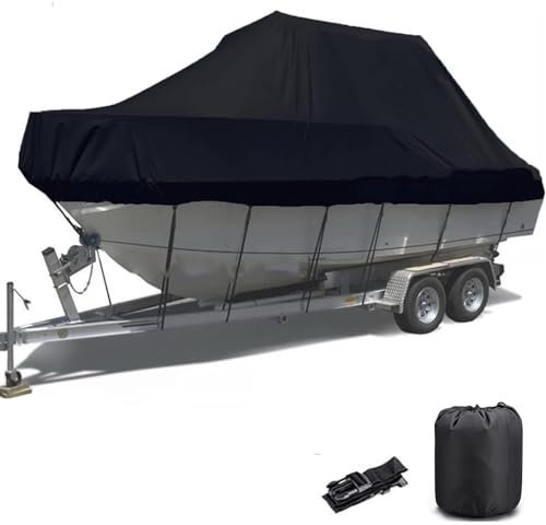 Waterproof Kayak Cover with Zip,Canoe Covers Kayak Covers for Outside Storage Trailerable Kayaks Cover Canoe Cover UV Protection Kayak Paddle Covers Canoe Splash Cover(Black,16ft)