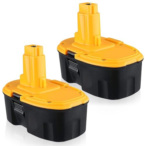 2Pack 18V 6000mAh DC9096 Replacement Battery for Dewalt Battery 18v DE9098 DE9503 DE9039 DE9095 DE9096 DW9096 DW9095 DW9098 DC725