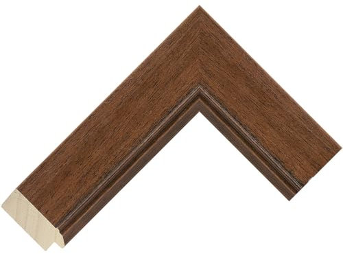 Customisable Bezel for the Samsung Frame TV (Flat Walnut 47mm) (43 inch)
